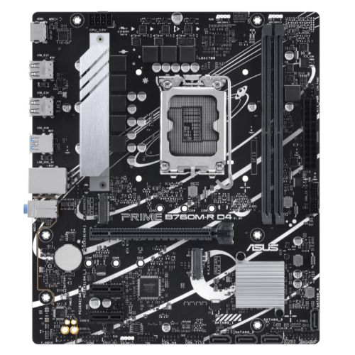 Asus PRIME B760M-R D4, Intel B760, 1700, Micro ATX, 2 DDR4, HDMI, 2.5G LAN, PCIe4, 2x M.2 Asus PRIME B760M-R D4, Intel B760, 1700, Micro ATX, 2 DDR4, HDMI, 2.5G LAN, PCIe4, 2x M.2